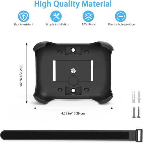 Magnetic Mount Holder for JBL Go 5 Speaker, 3-in-1 Magnetic Case Mount with Removable Anti-Slip Strap & Mounting Screws, Speaker Mount for Bike, Golf Cart, Pole, Wall, Motorcycle in Kuwait