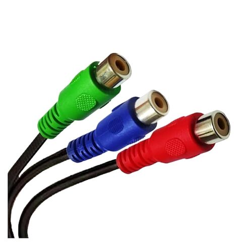 MMI AV Cord 9-Pin S-Video to 3 R/CA RGB TV HDTV Adapter Component 1cm 1F in Kuwait