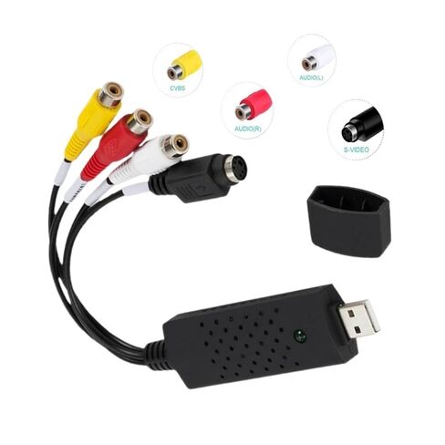 USB 2.0 R/CA Composite S-Video Video Capture Card for DVD VCR Win 7/8/10 PC Adapter h&*igh qu>ality in Kuwait