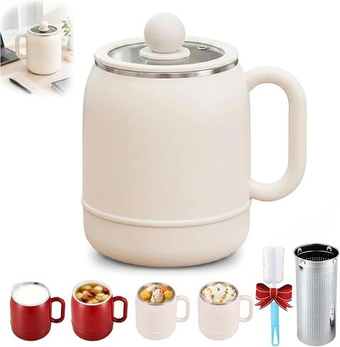 Multi-Function Portable Electric Stewing Cup,6-in-1 Mini Wellness Kettle，#B in Kuwait