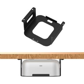 Under Desk Mount Holder for HP USB-C G6 Dock, Fits Thunderbolt 4 (100W/180W/280W) and USB-C 100W Models, Metal Under-Desk Bracket, Easy Install with Hardware(Black Holder Only) in Kuwait