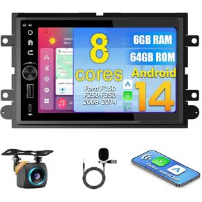 8 Core 4+32G Car Radio Stereo for Ford F150 2004-2008, F250 F350 2006-2014 in Kuwait
