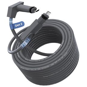 Starlink Cable Gen 2 50FT, CMX CMR Rated, Direct Burial, UV Resistant, Outdoor/Indoor for Starlink Standard Actuated Gen 2 in Kuwait