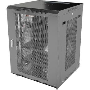 15U Wall Mount Server Rack Cabinet, 35" Deep 19 Inch Network Enclosure, Locking Mesh Door, IT Rack with Fan, PDU, 2 Shelves in Saudi Arabia