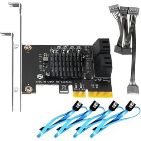 4-Ports PCIe X2 SATA 3.0 Expansion Card in Kuwait