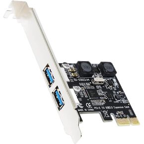 2-Port USB 3.2 Gen1 5Gbps PCIe Expansion Card in Kuwait