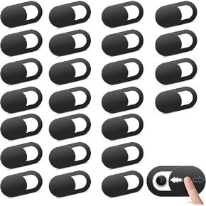 [25 Pack] Laptop Camera Cover Slide, Ultra-Thin Webcam Cover Compatible with Camera for MacBook,Laptop,PC,Computer,iMac,iPad. 0.022in Thick Web Blocker Protect Your Privacy and Security in Saudi Arabia