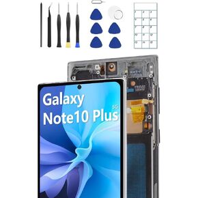 for Galaxy Note 10 Plus OLED Screen Replacement with Frame and Tools in Kuwait