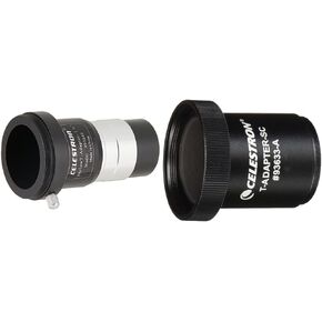 Celestron 1.25" Universal Barlow and T-Adapter with Celestron T-Adapter with SCT 5, 6, 8 with 9.25, 11, 14, Black (93633-A) in Kuwait