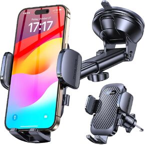 Romuto Car Phone Holder Mount [True Military-Grade Suction & Stable Vent] in Kuwait