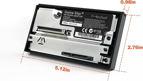 BITFUNX PS2 SATA HDD Adapter, for PS2 Phat Console Expansion Bay in Kuwait
