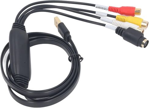 Irfora USB Video Capture Card with Stable Connection for Audio and Video Recording, Suitable for PC, 1 Unit in Kuwait