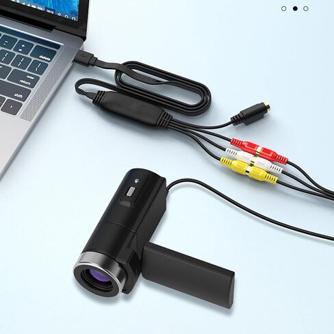 Irfora USB Video Capture Card with Stable Connection for Audio and Video Recording, Suitable for PC, 1 Unit in Kuwait