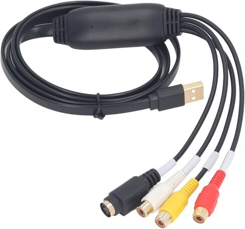 Irfora USB Video Capture Card with Stable Connection for Audio and Video Recording, Suitable for PC, 1 Unit in Kuwait