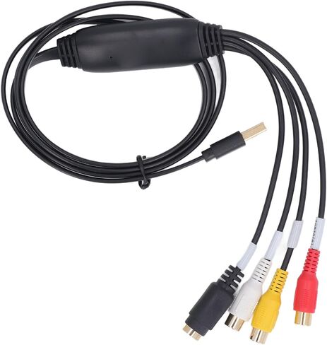 Irfora USB Video Capture Card with Stable Connection for Audio and Video Recording, Suitable for PC, 1 Unit in Kuwait