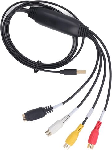 Irfora USB Video Capture Card with Stable Connection for Audio and Video Recording, Suitable for PC, 1 Unit in Kuwait