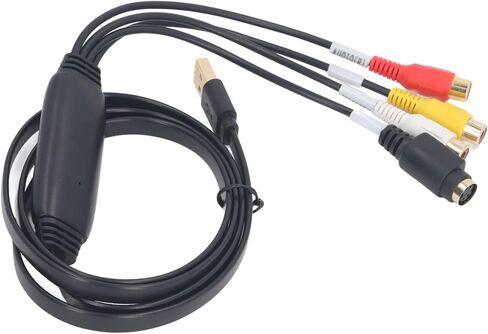 Irfora USB Video Capture Card with Stable Connection for Audio and Video Recording, Suitable for PC, 1 Unit in Kuwait