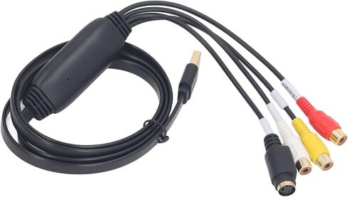 Irfora USB Video Capture Card with Stable Connection for Audio and Video Recording, Suitable for PC, 1 Unit in Kuwait