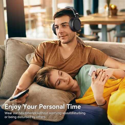 Wireless Headphones for TV Watching, TV Headphones Wireless for Seniors with Transmitter Charging Base, Over Ear Bluetooth Headset No Audio Delay, HiFi Stereo, 65H Playtime, Gifts for Parents/Elderly in Kuwait