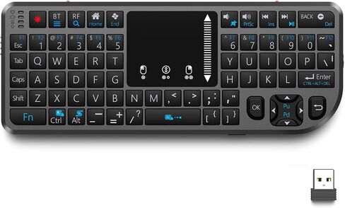 T808 Mini Wireless Keyboard,Upgraded Multi-Touch Touchpad in Kuwait