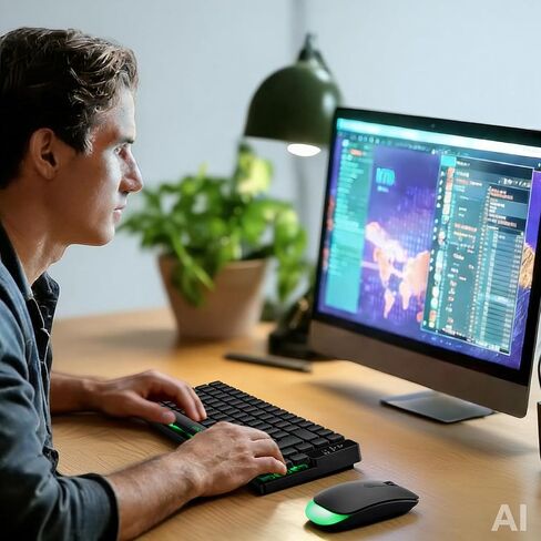 Wireless Keyboard, Rechargeable Mini Quiet Keyboard, Thin Tenkeyless in Kuwait