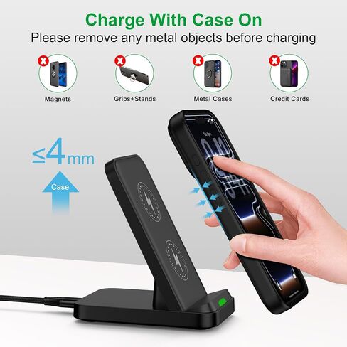 Wireless Charger Samsung S26 Ultra Fast Charging Stand for Galaxy S26 S25 in Kuwait