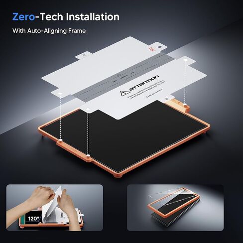 Hoerrye for Samsung Galaxy Z Fold 7 30° Privacy Screen Protector - [with Auto Align Frame Accessories] [2 Pack Inside Flexible TPU Film + 2 Pack Front Tempered Glass] No Creases,No Bubbles in Kuwait