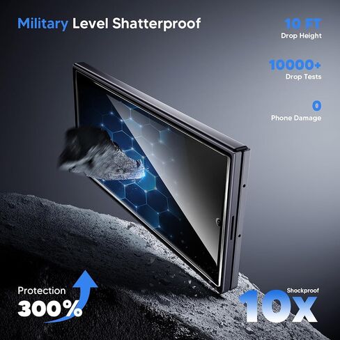 Hoerrye for Samsung Galaxy Z Fold 7 30° Privacy Screen Protector - [with Auto Align Frame Accessories] [2 Pack Inside Flexible TPU Film + 2 Pack Front Tempered Glass] No Creases,No Bubbles in Kuwait
