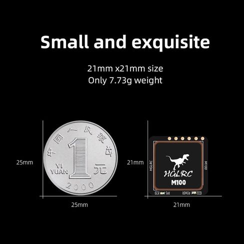 HGLRC M100-5883 Compass Module, Upgraded 10th Generation Chip Compatible with FPV Fixed-Wing UAV in Kuwait