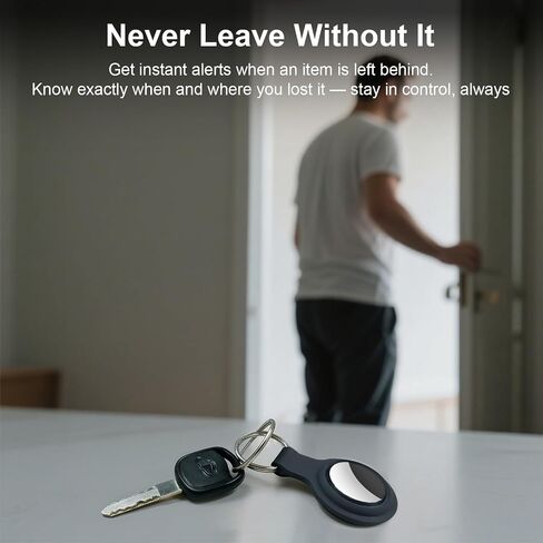Tracker Tags-2 Pack Compatible with Apple Find My (iOS Only) Bluetooth Tracker, Smart Keys Finder and Item Locator with Waterproof Case for Wallet Luggage Backpack in Kuwait