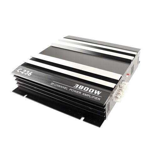 Car Power Amplifier 4-Channel Amplifier Stereo Audio Amp 12V (4 Channel - 13 inch) in Saudi Arabia