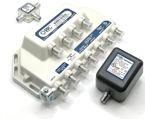 9 Port Coax Cable Amplifier | Cable Buster | Cable Splitter | Amplifier with Power Supply in Saudi Arabia