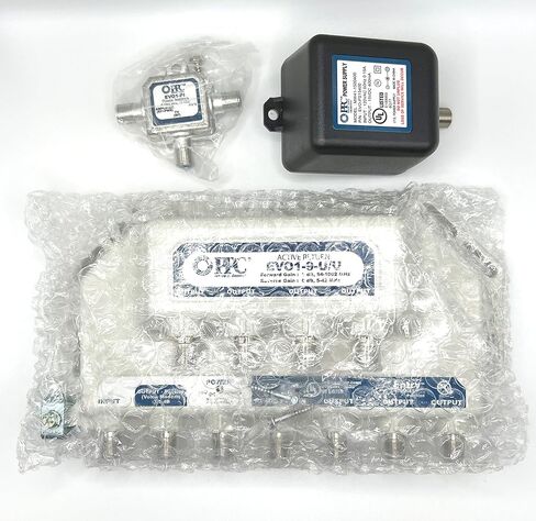 9 Port Coax Cable Amplifier | Cable Buster | Cable Splitter | Amplifier with Power Supply in Saudi Arabia