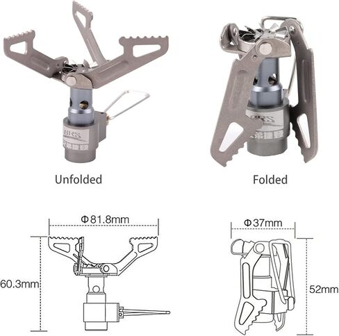 BRS 3000T Ultralight Titanium Backpacking Stove, 25g Camping Burner in Saudi Arabia