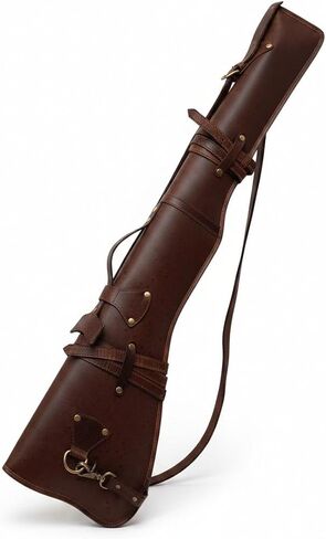 Leather Rifle Scabbard, 34 Inch Handmade Full Grain Gun Case for Lever Action Rifles, Fits Winchester, Marlin, Henry & Rossi,16-24 Inch Barrel, Saddle & ATV Hunting in Saudi Arabia