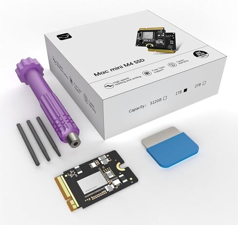 2025 M4 Mac mini 2TB SSD, 3300MB/s High-Speed Solid State Drive for Mac mini M4 Storage Upgrade in Saudi Arabia