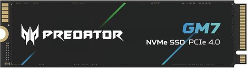 Acer Predator GM7 512GB SSD: M.2 2280 PCIe Gen 4 x4 NVMe 2.0, Read Speed Up to 7200 MB/s, Internal PC Solid State Drive for Laptop, Desktop and PS5 - BL.9BWWR.117 in Saudi Arabia