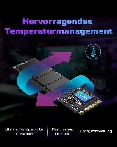 Acer Predator GM7 512GB SSD: M.2 2280 PCIe Gen 4 x4 NVMe 2.0, Read Speed Up to 7200 MB/s, Internal PC Solid State Drive for Laptop, Desktop and PS5 - BL.9BWWR.117 in Saudi Arabia