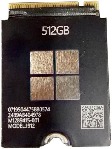 Microsoft Surface Pro 512GB Replacement SSD, M.2 2230, Model 1912 (OEM New) in Saudi Arabia