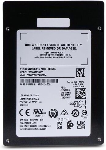 Seagate/IBM Nytro 3350 XS960SE70055 960GB 1 DWPD SAS 12Gb/s 3D eTLC 2.5-Inch Enterprise Read Intensive Solid State Drive (Renewed) in Saudi Arabia