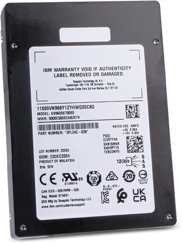 Seagate/IBM Nytro 3350 XS960SE70055 960GB 1 DWPD SAS 12Gb/s 3D eTLC 2.5-Inch Enterprise Read Intensive Solid State Drive (Renewed) in Saudi Arabia