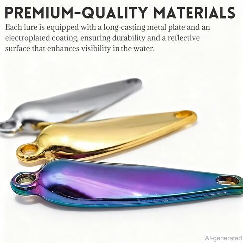 Metal Propeller Fishing Lure for Catching Fish - 5pcs Set, Spinning Blade Bass Trout Lures with Floating Rotating Tail, 3D Fly Bionic Soft Bait, Suitable for Most Kinds of Fish in Kuwait