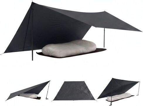 onewind 6x8 ft Camping Tarp, 70D Nylon Survival Shelter, OD Green in Kuwait