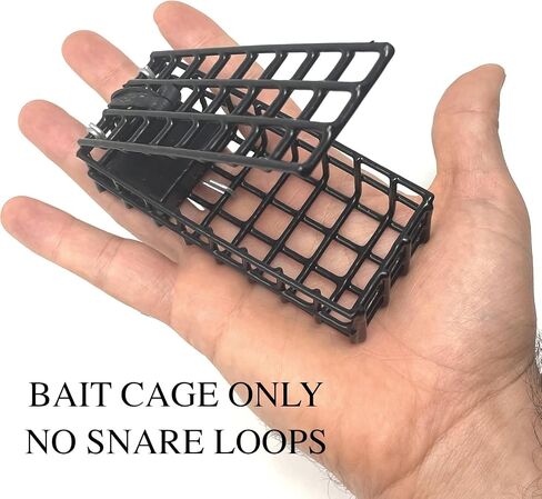 AirFly Fishing Bait Cage for Crab Traps, Nets, Rings, Loops - 4"x2"x1", 5oz, Secure & Durable for Dungeness, Rock & Blue Crabs, Designed in USA - 3 Pack in Kuwait