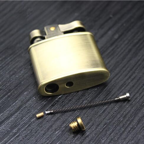 Vintage Lighter- Adjustable Flame, Windproof, Foldable Design for Outdoor and Camping - Men's Gift (Butane-Free) in Kuwait