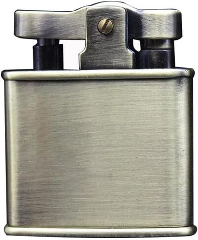 Vintage Lighter- Adjustable Flame, Windproof, Foldable Design for Outdoor and Camping - Men's Gift (Butane-Free) in Kuwait