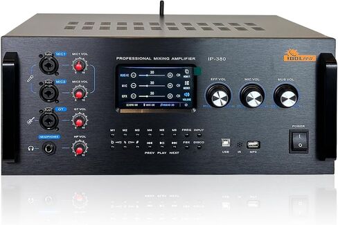 IP-380 5000W Digital Professional Powerful Smart Karaoke Machine Mixing Amplifier with Touch Screen Monitor in Kuwait