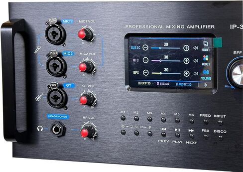 IP-380 5000W Digital Professional Powerful Smart Karaoke Machine Mixing Amplifier with Touch Screen Monitor in Kuwait
