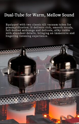 xDuoo MT-02 Hybrid Tube Headphone Amplifier, Dual 6J1 Vacuum Tube Preamp in Kuwait
