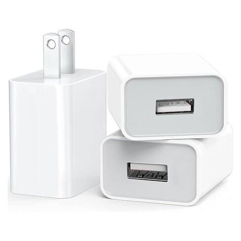 3Pack USB Camera Charger 5V 2A 10W AC DC Power Adapter for Wyze Cam V1 V2 V3 V4 Pan, Google Nest Cam, Blink 4/3/Mini XT/XT2, Ring Spotlight Ring Stick Cam, Arlo Pro Outdoor Charging Block Plug & More in Kuwait